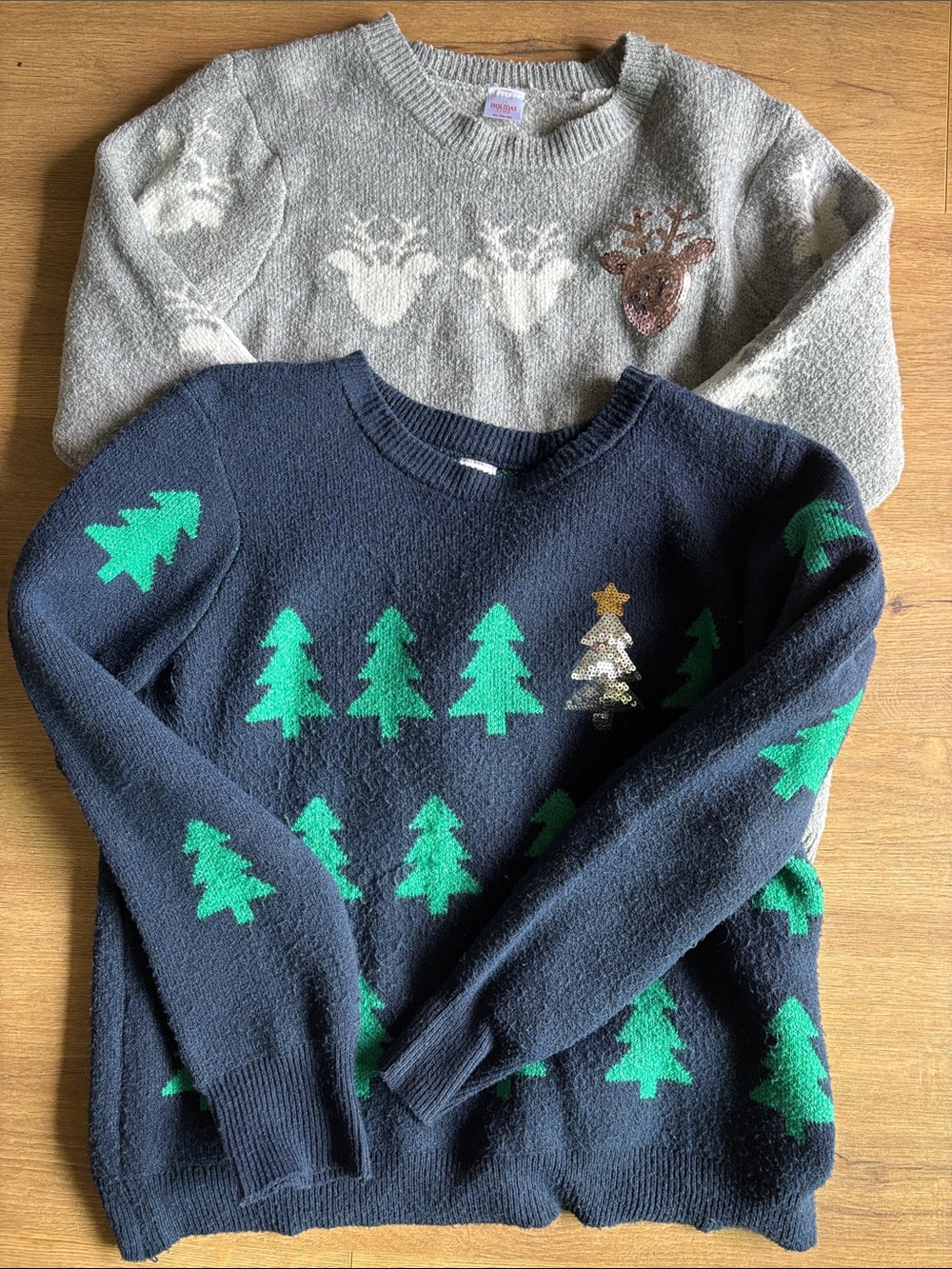 Holiday sweater duo